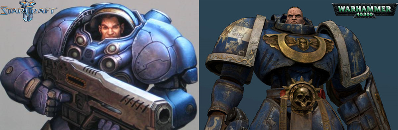 Illustration for article titled Before Starcraft, There Were Space Marines